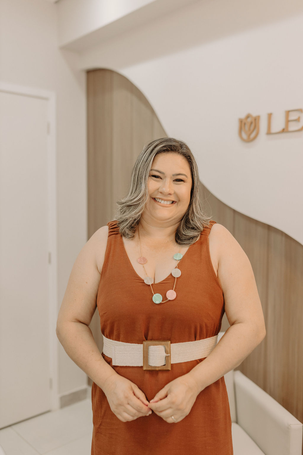 Eliana, podóloga da clínica Leveze